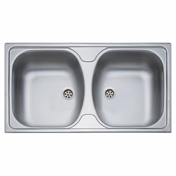 DE-133 780x440 mm rozsdamentes mosogatótálca