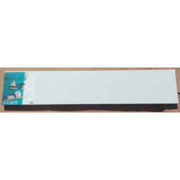 Sérült fehér lebegőpolc 118 x 23,5 x 39 mm