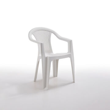 ATLANTA 56x54x79 cm műanyag kerti szék fehér (180 db)