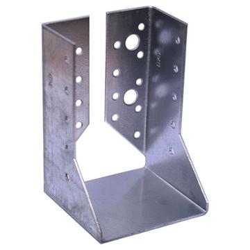 Oszloptartó lemez &quot;B&quot; 100 x 140 x 75 / 2 mm horganyzott (ET)