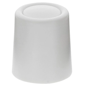 Ajtóütköző műanyag d=27x30 mm, fehér