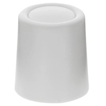 Ajtóütköző műanyag d=27x30 mm, fehér