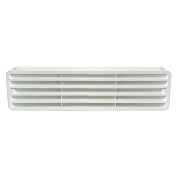Szellőzőrács 316 x 83 mm műanyag, fehér