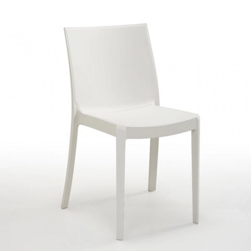 PERLA 46,5x55x82 cm műanyag szék, fehér (23 db)