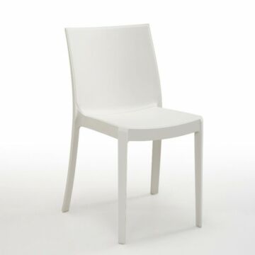 PERLA 46,5x55x82 cm műanyag szék, fehér (23 db)
