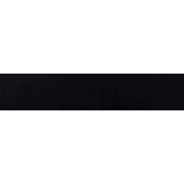 Sima fekete ragasztózott élfólia 22 mm (10 m)