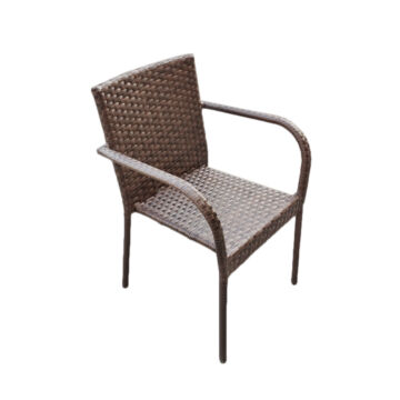 SOTTILE 84x56x50 cm, műrattan szék, barna