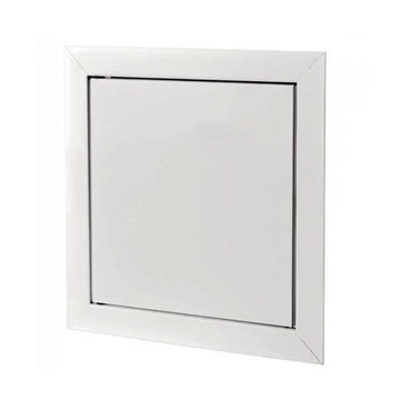 Szervizajtó  150x150 mm fém, fehér (mágneses)