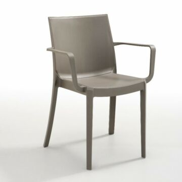 VICTORIA taupe műanyag szék (23 db)