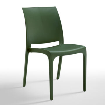 VOLGA 54x46x80 cm műanyag szék, zöld