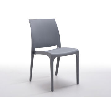 VOLGA 54x46x80 cm műanyag szék, világos szürke (25 db)