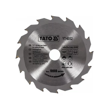 Fűrésztárcsa fához 140 x 20 x 2,0 mm / 16T