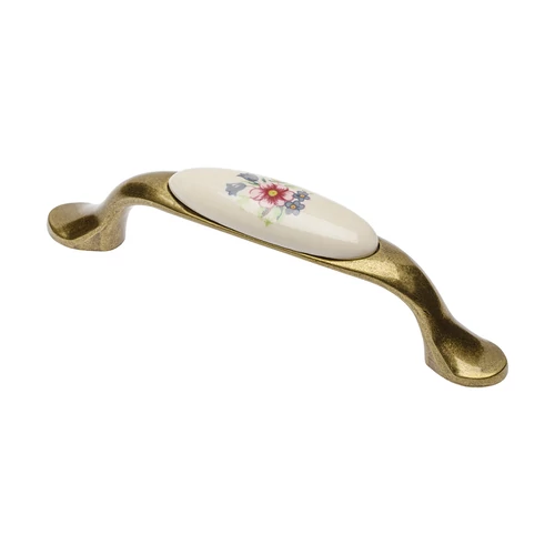 728B tavaszi virág porcelán fogantyú