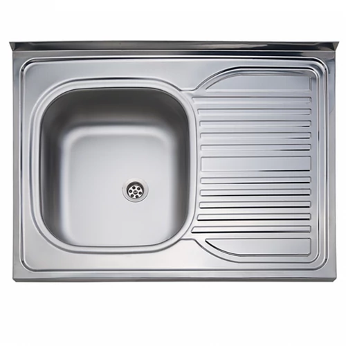 K-311 800x600 mm teletetős rozsdamentes mosogatótálca (peremes)