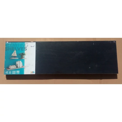 Sérült wenge lebegőpolc 89,5 x 23,5 x 39 mm