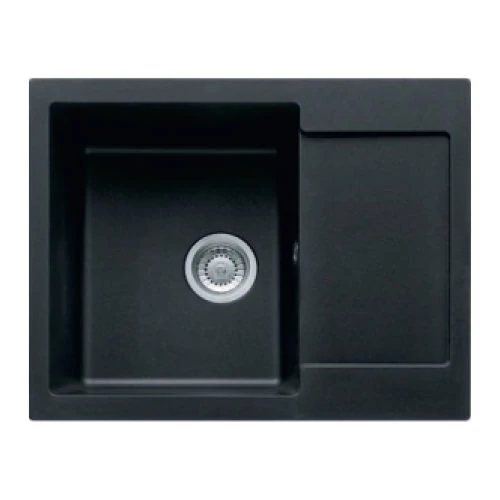 KATA gránit mosogató, fekete (61 x 50 cm)