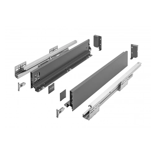AXIS PRO 400 mm, H=86 mm, antracit fiókrendszer