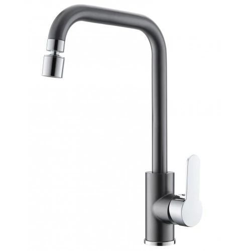 KEVMIL álló csaptelep, forgatható perlátorral, antracit