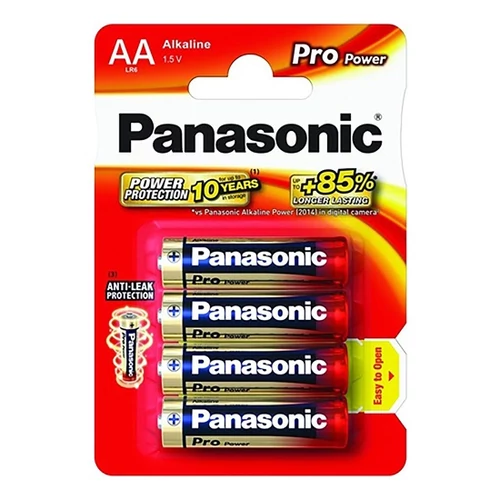 Elem PANASONIC Pro Power 1,5 V alkáli AA szupertartós (4 db/cs)
