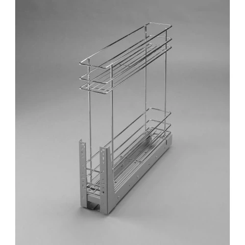 Fékes, alsószerelésű fémrács, 2 részes, 150 mm, króm Fékes, alsószerelésű fémrács, 2 részes, 150 mm, króm