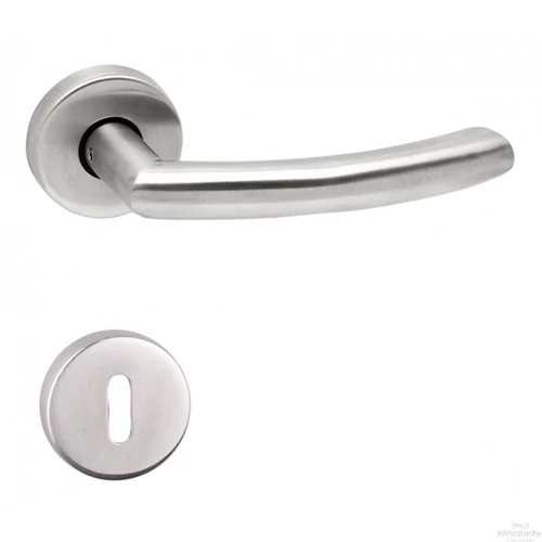 Ajtókilincs rozettás Gino kulcslyukas INOX