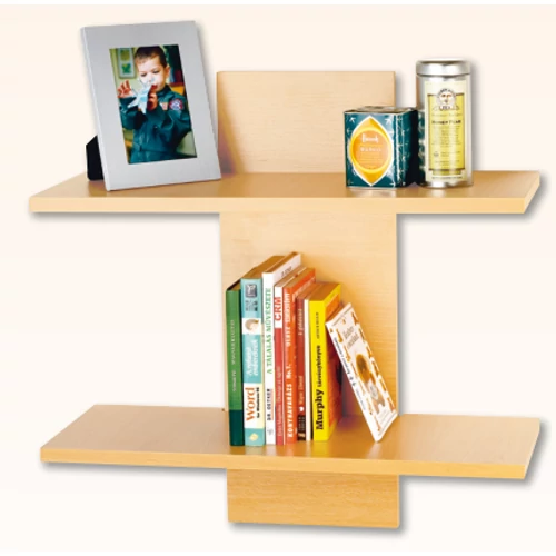 Hátfalas polc 60x23 cm bükk