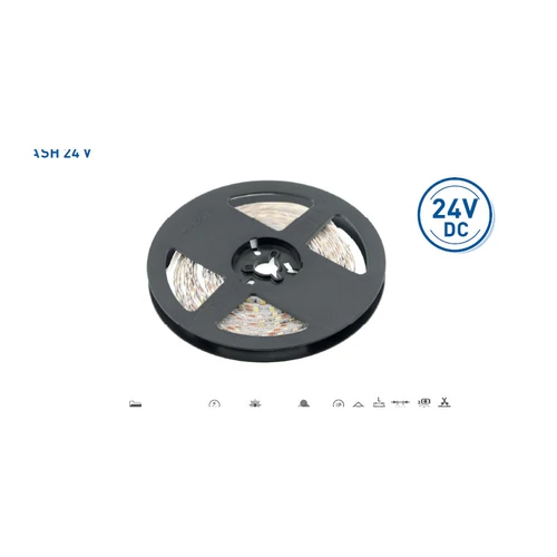 Led szalag 600 led 24 V 78 W 5 m neutrális 4000K Led szalag 600 led 24 V 78 W 5 m neutrális 4000K