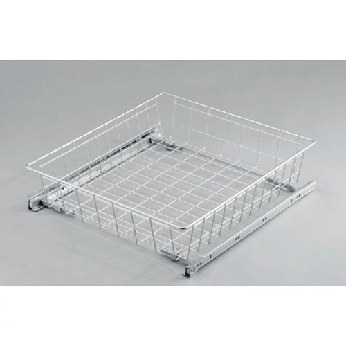 Gardrób kosár 400/150 csapágyas sín, ezüst Gardrób kosár 400/150 csapágyas sín, ezüst