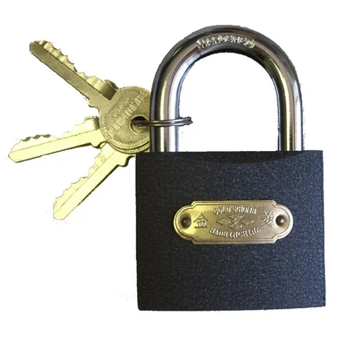 Vaslakat 60mm fekete  3 kulcs