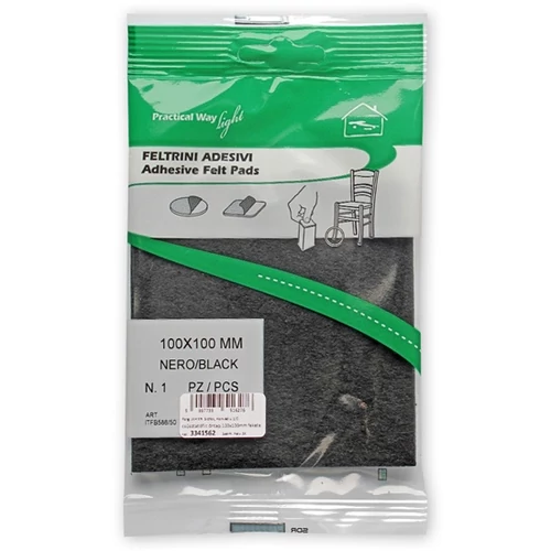 Csúsztatófilc öntapadó 100x100 mm fekete Csúsztatófilc öntapadó 100x100 mm fekete