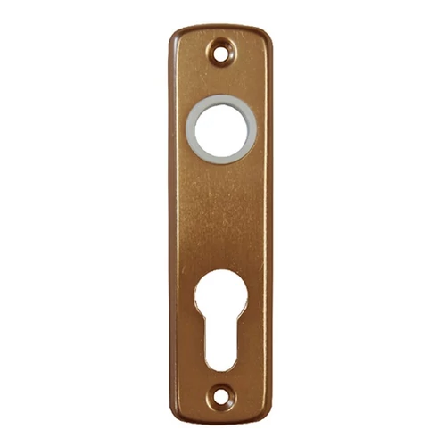 Ajtócím 55mm Lővér cilinderlyukas F4 eloxált (1 pár) Ajtócím 55mm Lővér cilinderlyukas F4 eloxált (1 pár)