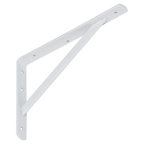 Polctartó konzol fém erősített 300x500x30 mm, fehér