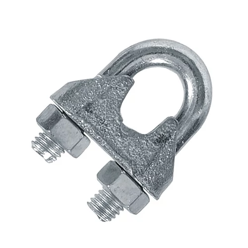 Kötélszorító bilincs d=5-höz, horganyzott Kötélszorító bilincs d=5-höz, horganyzott