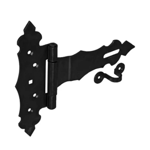 Lakatpánt díszes 100 + 35 / 70 mm fekete