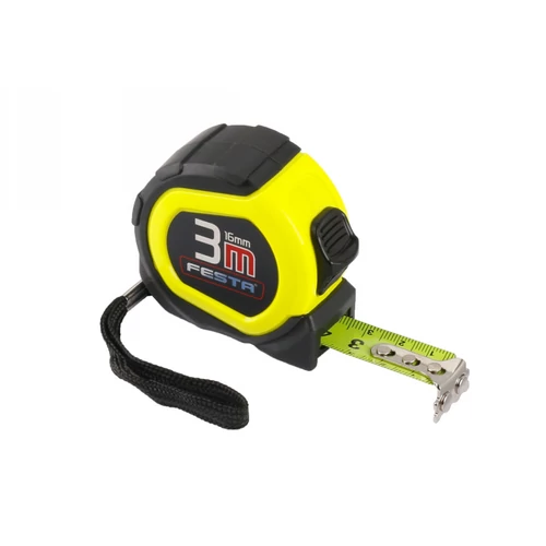 Mérőszalag 3 m x 16 mm, mágneses