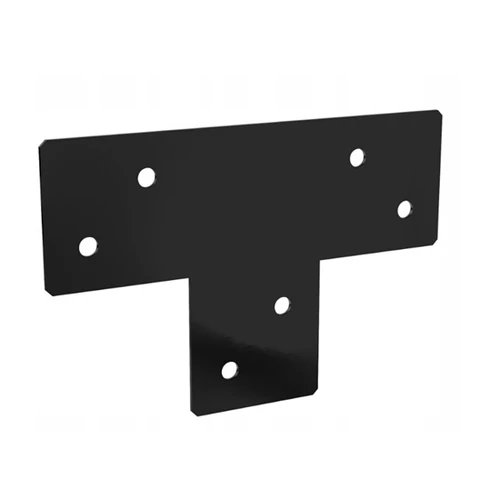 Összekötő lemez "T" 255 x 170 x 85 / 2,5 mm, fekete