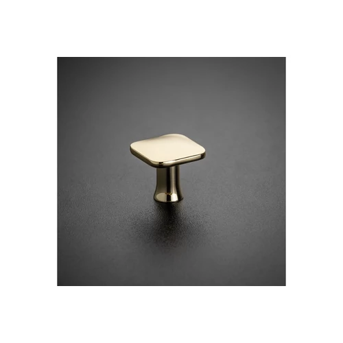 PIAZZA 30x30 mm, fényes arany gombfogantyú PIAZZA 30x30 mm, fényes arany gombfogantyú