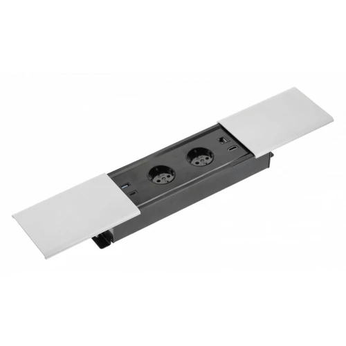 PRESTINO 2-s széthúzható elosztó, 2 db USB-vel, HDMI és RJ45 csatlakozóval, ezüst PRESTINO 2-s széthúzható elosztó, 2 db USB-vel, HDMI és RJ45 csatlakozóval, ezüst