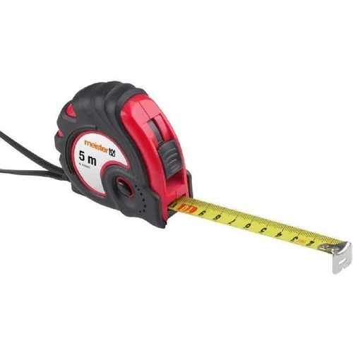 Mérőszalag 5 m x 20 mm, autostoppal