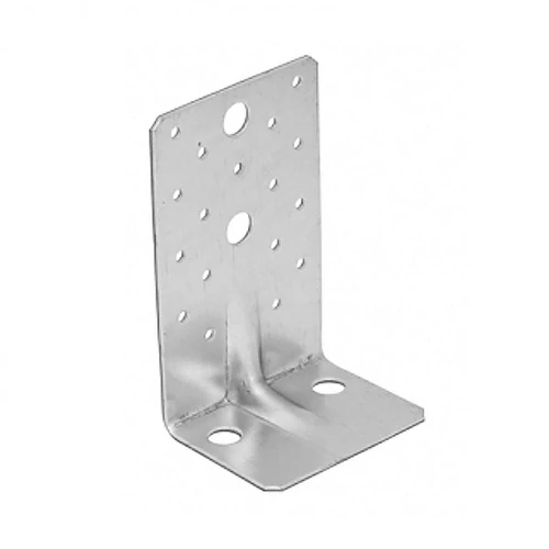 Sarokösszekötő lemez erős. 145 x 70 x 90 / 2,5 mm horganyzott