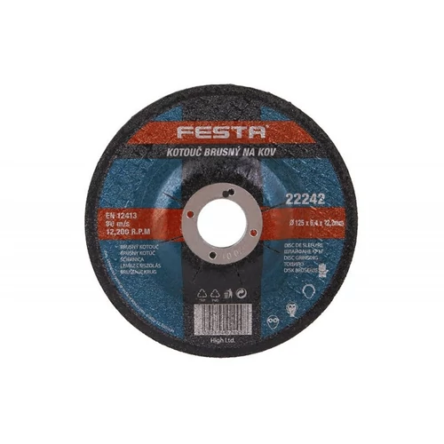 Tisztítókorong 125 x 6,0 x 22 mm