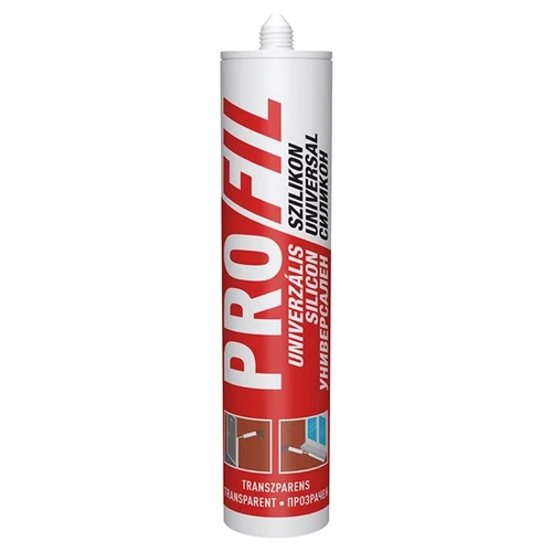 Univerzális szilikon 270 ml, színtelen, SOUDAL PROFIL Univerzális szilikon 270 ml, színtelen, SOUDAL PROFIL