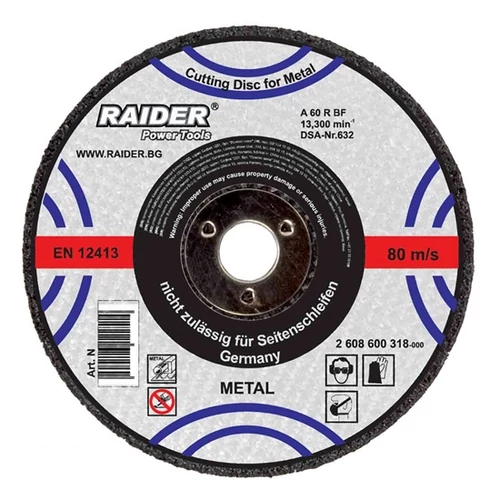 Vágókorong fémhez 125x1,0 mm (kifutó, a készlet erejéig)