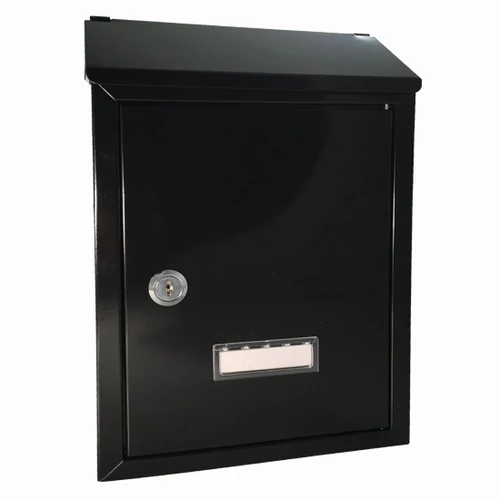 Postaláda álló VÉRTES (22 x 30 cm) fekete, névtartóval