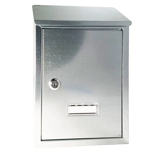 Postaláda álló VÉRTES (22 x 30 cm) horganyzott, névtartóval