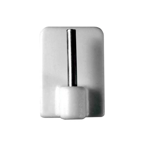 Vitrázskampó öntapadó műanyag 17x24 mm fehér