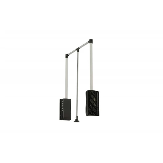 Ruhalift gázteleszkópos állítható szélesség 875-1200 mm, króm-fekete (12 kg)