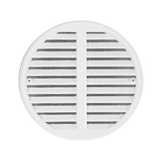 Szellőzőrács kerek állítható d=75-125mm műanyag fehér