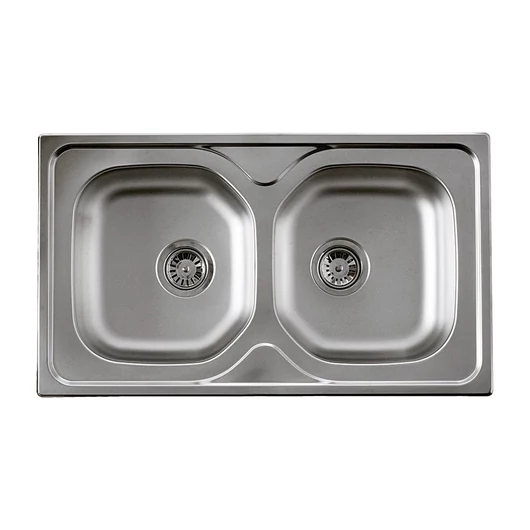 AE 860C 860x500 mm rozsdamentes mosogatótálca