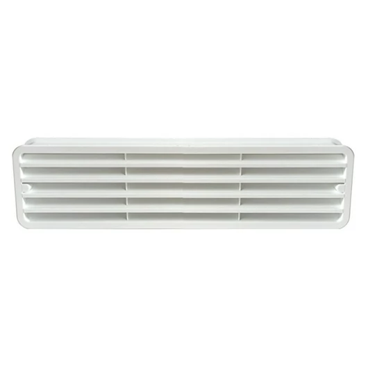 Szellőzőrács 316 x 83 mm műanyag, fehér